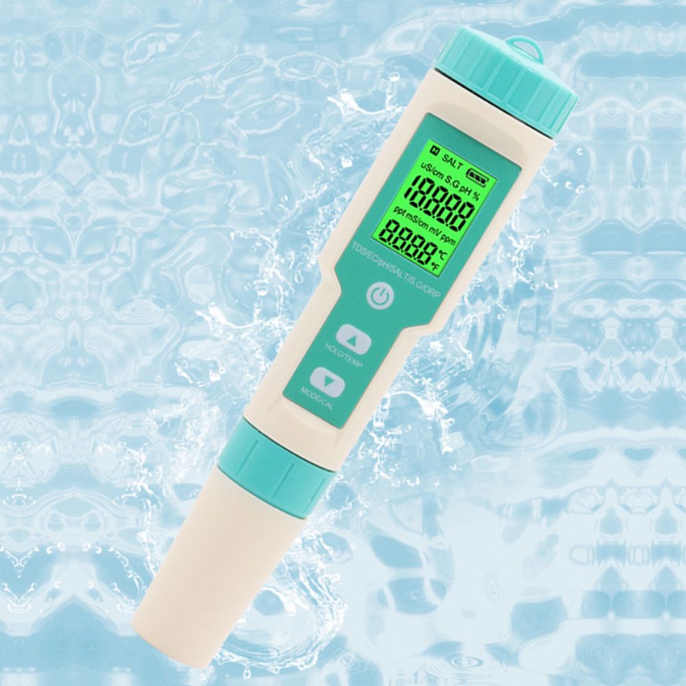 Handheld Portable Water Quality Tester 7 In 1 PH Total