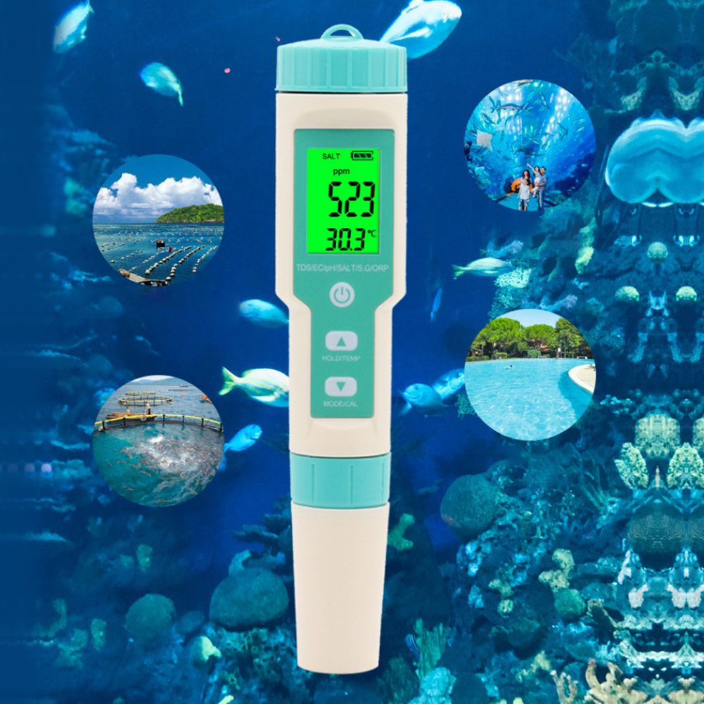 Handheld Portable Water Quality Tester 7 In 1 PH Total