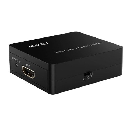 Ha-h01 1x2 Port Hdmi 1.3b Mini Splitter With 3d And 1080p Support