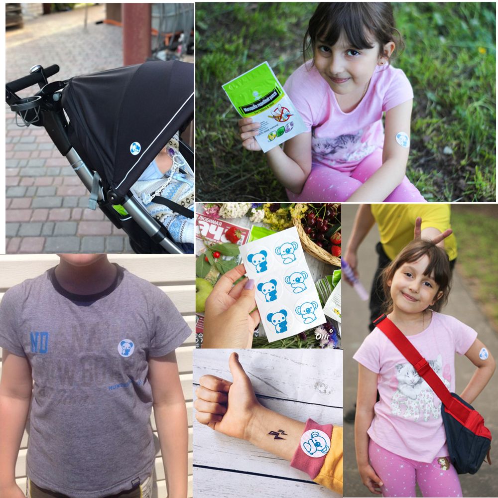 Plaster Oil Repellent Anti KONGDY Cartoon Citronella Use For Mosquito Family Stickers Mosquito 90 Pcs/Set Natural