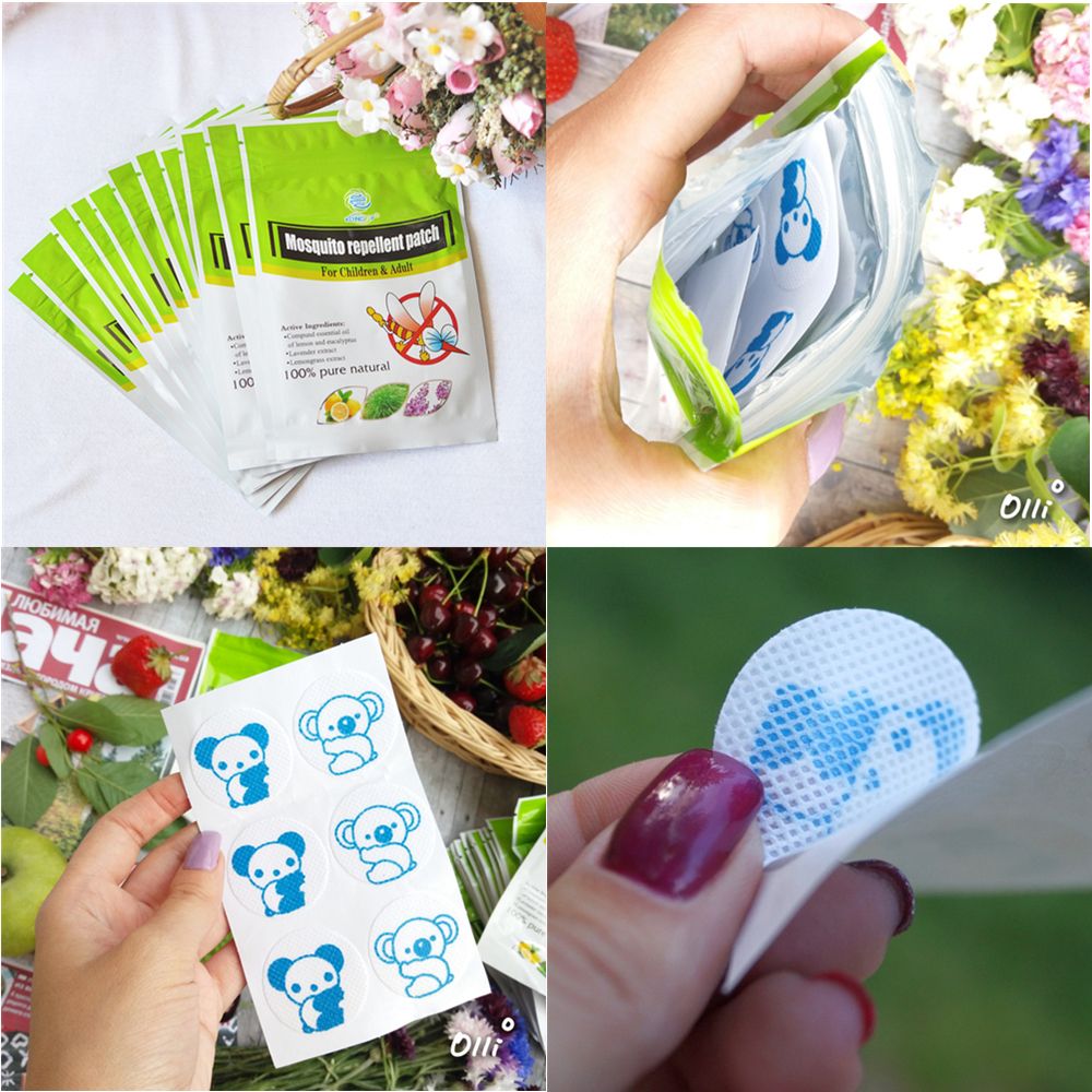 Plaster Oil Repellent Anti KONGDY Cartoon Citronella Use For Mosquito Family Stickers Mosquito 90 Pcs/Set Natural