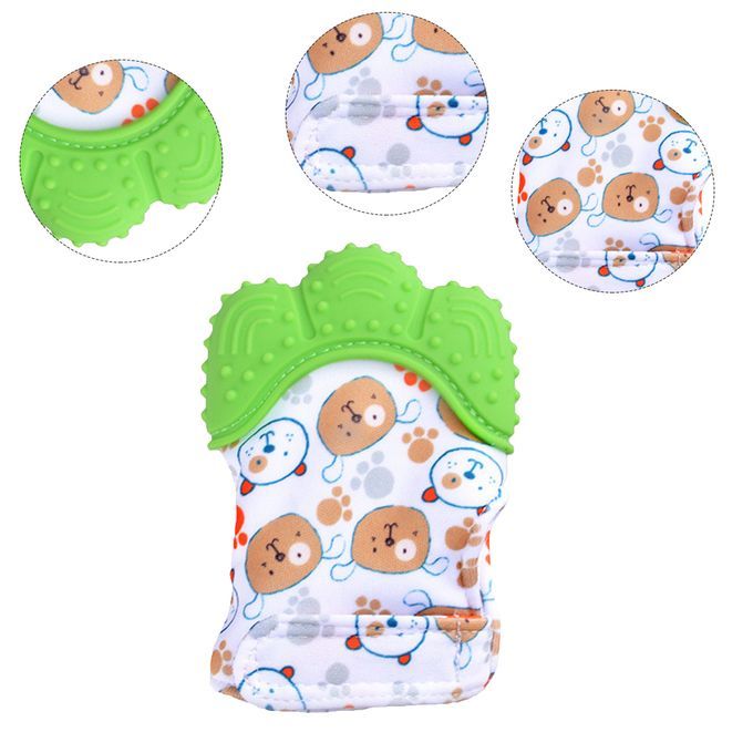Cute Food Grade Silicone Molar Gloves Baby Infant Tooth-