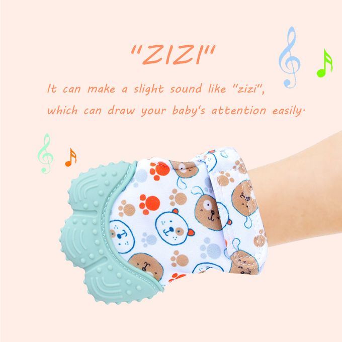 Cute Food Grade Silicone Molar Gloves Baby Infant Tooth-