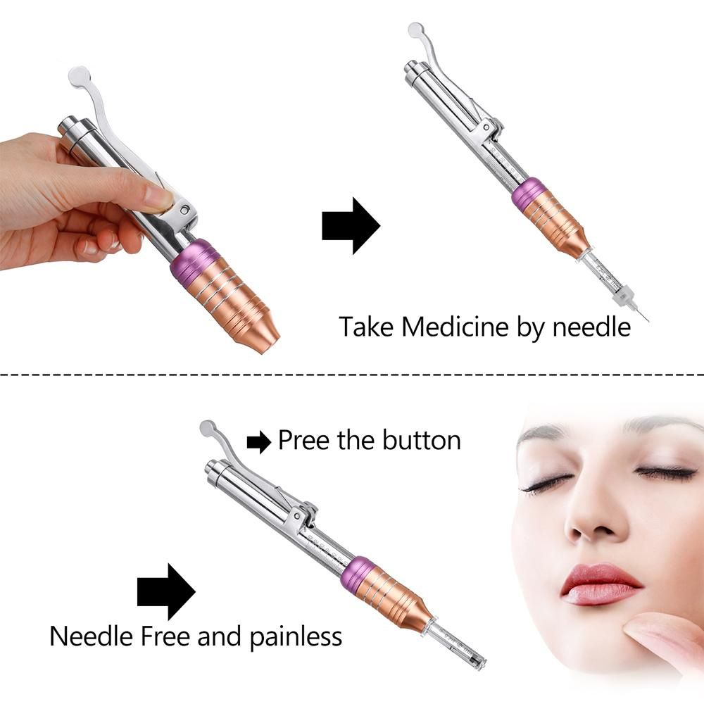 5Pcs 0.3ml Ampoule Heads + 1Pc Taking Medicine Needle for Hyaluron Pen Multi Shot Accessory Attachment