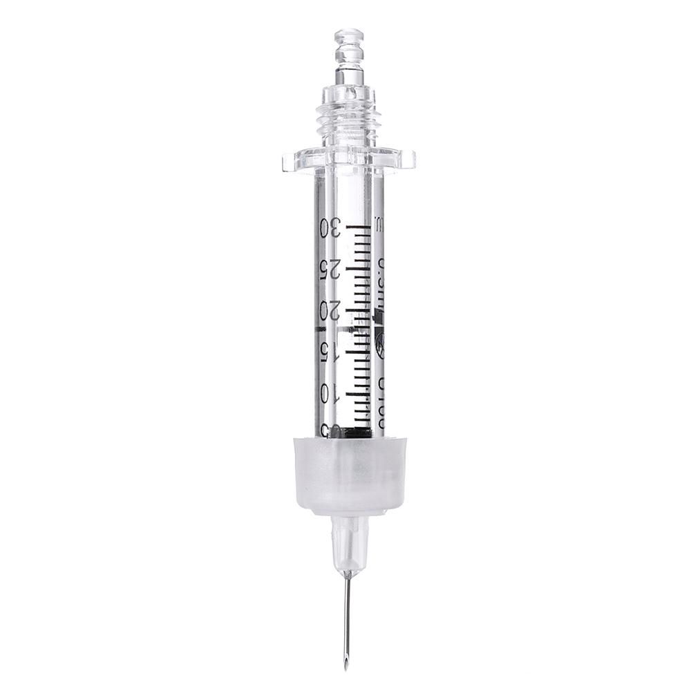 5Pcs 0.3ml Ampoule Heads + 1Pc Taking Medicine Needle for Hyaluron Pen Multi Shot Accessory Attachment