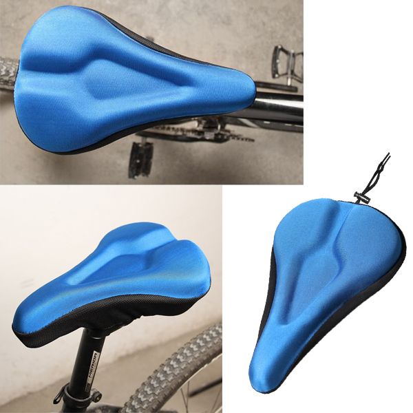 Bike Seat Cover Extra Soft  Bicycle Seat-Blue