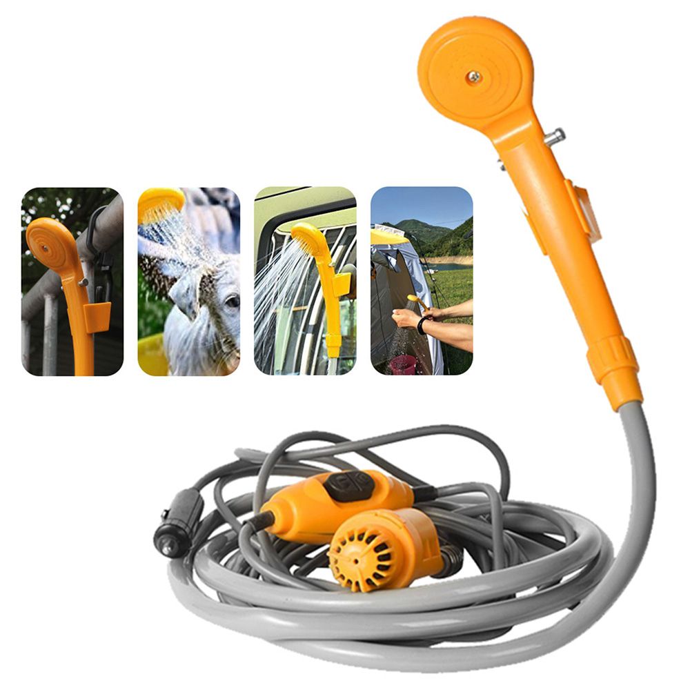Portable Car Shower Washing Tool 12V - Pumps Water From
