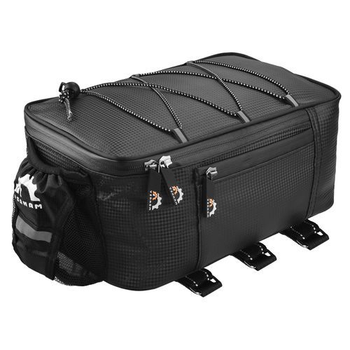 Bike Trunk Bag With Waterproof Rain Cover Bicycle Rear Bag