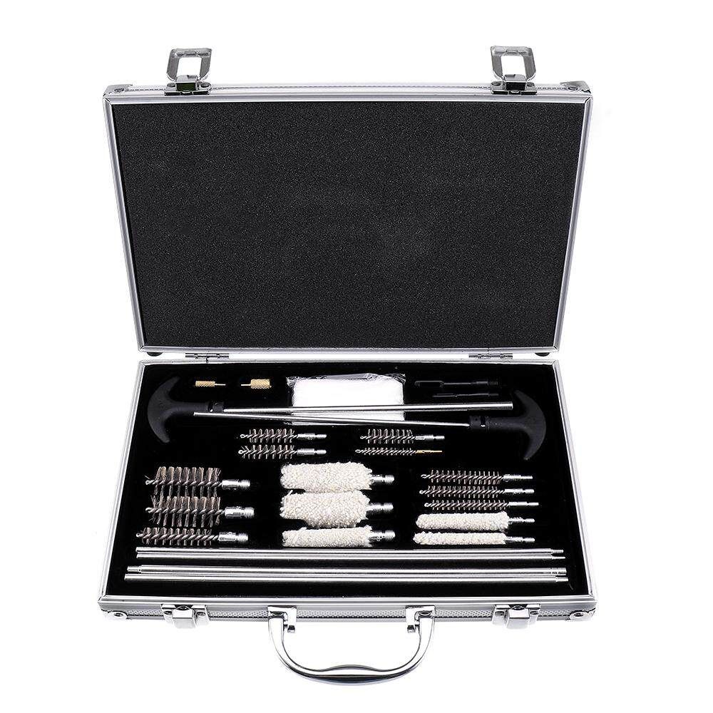 7.62/12g/20g/9mm Aluminum Case Brush Cleaning Kit Universal Brass Rod Steel Cloth Brush Kit Set