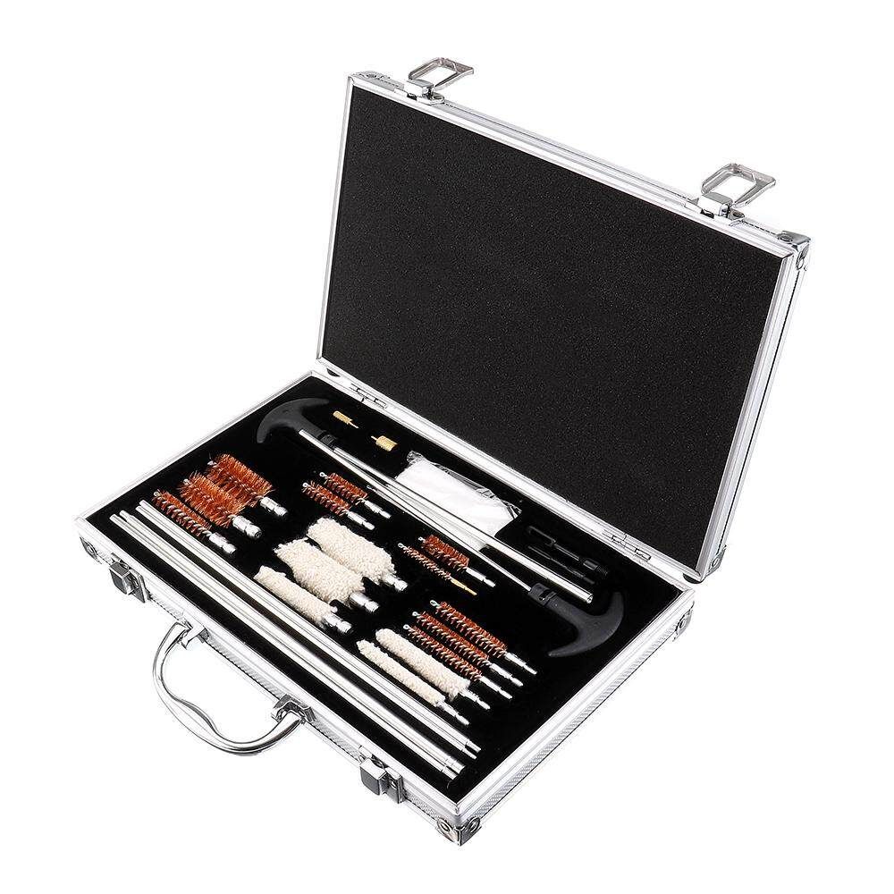 7.62/12g/20g/9mm Aluminum Case Brush Cleaning Kit Universal Brass Rod Steel Cloth Brush Kit Set