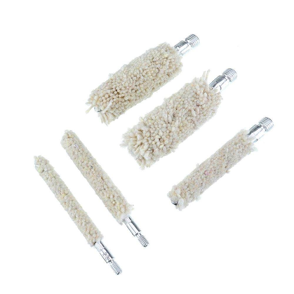 7.62/12g/20g/9mm Aluminum Case Brush Cleaning Kit Universal Brass Rod Steel Cloth Brush Kit Set