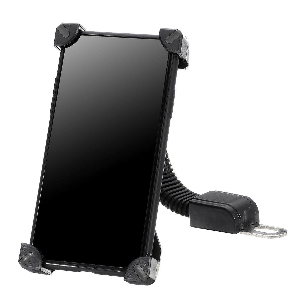 Universal 360° Rotatable Bicycle Bike Motorcycle Mount Phone Holder Handlebar Black