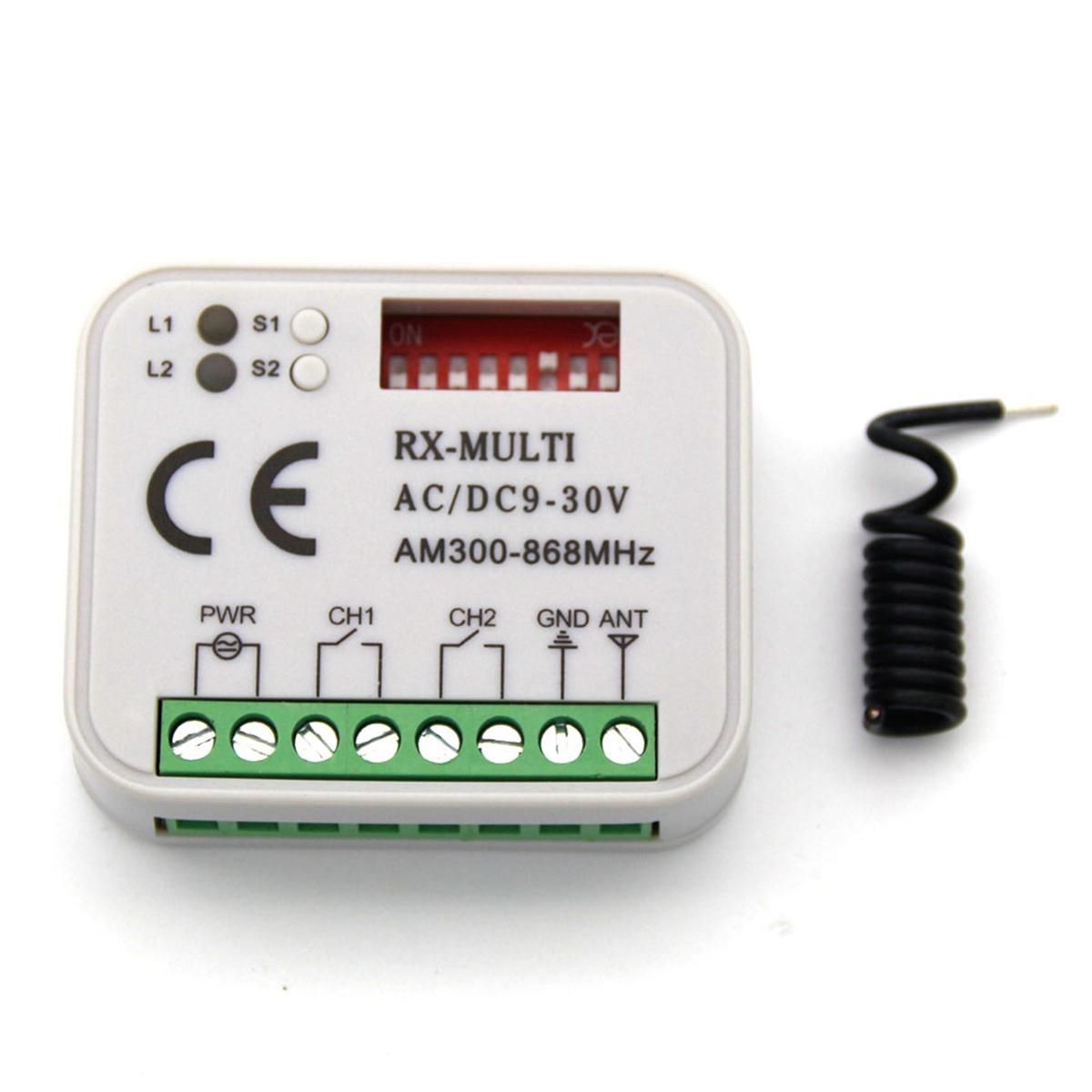 Universal 300-868 MHz RX-Multi-Frequency Receiver Switch