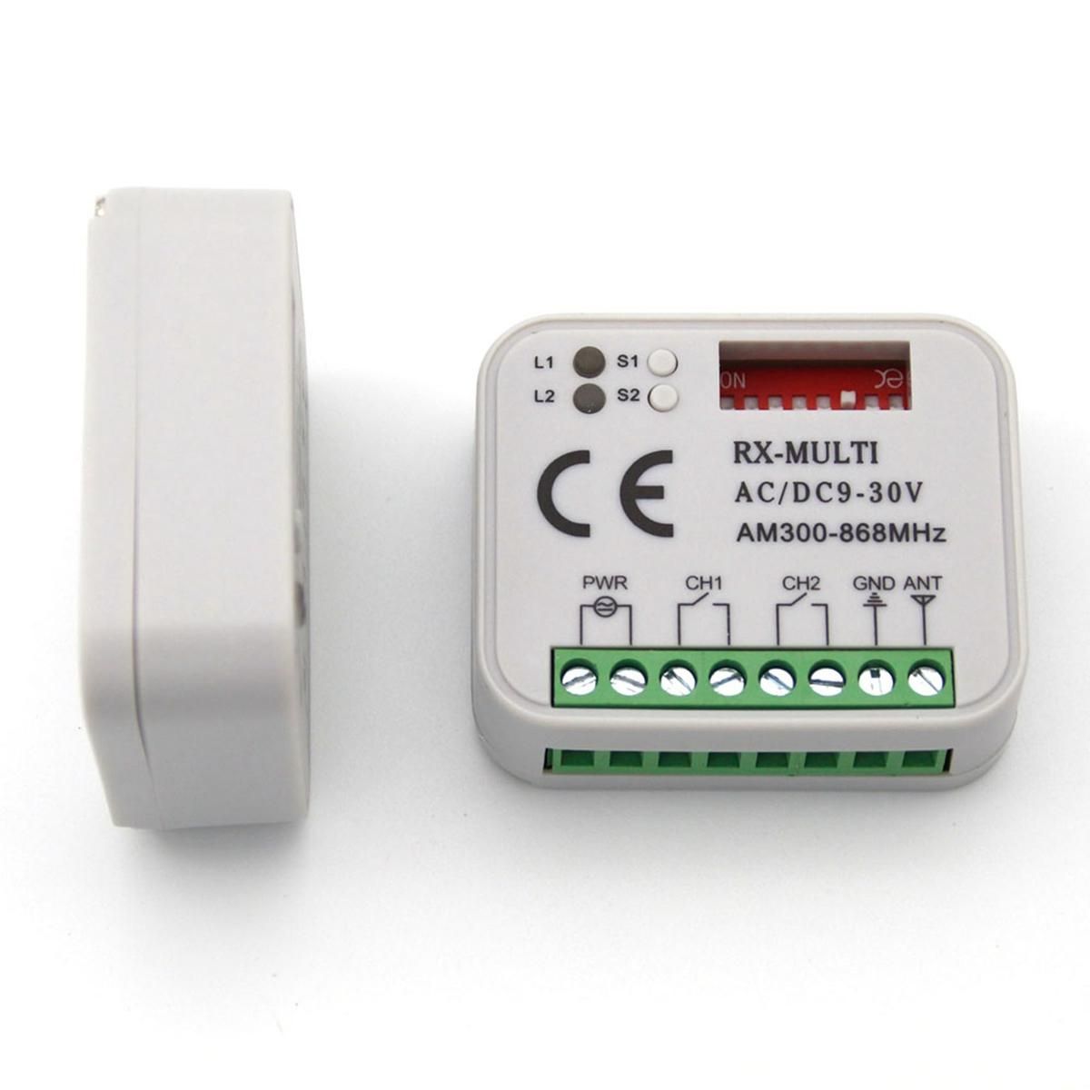 Universal 300-868 MHz RX-Multi-Frequency Receiver Switch