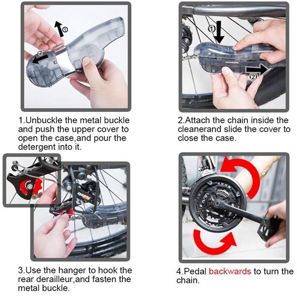 Cycling Bike Chain Cleaner-Black