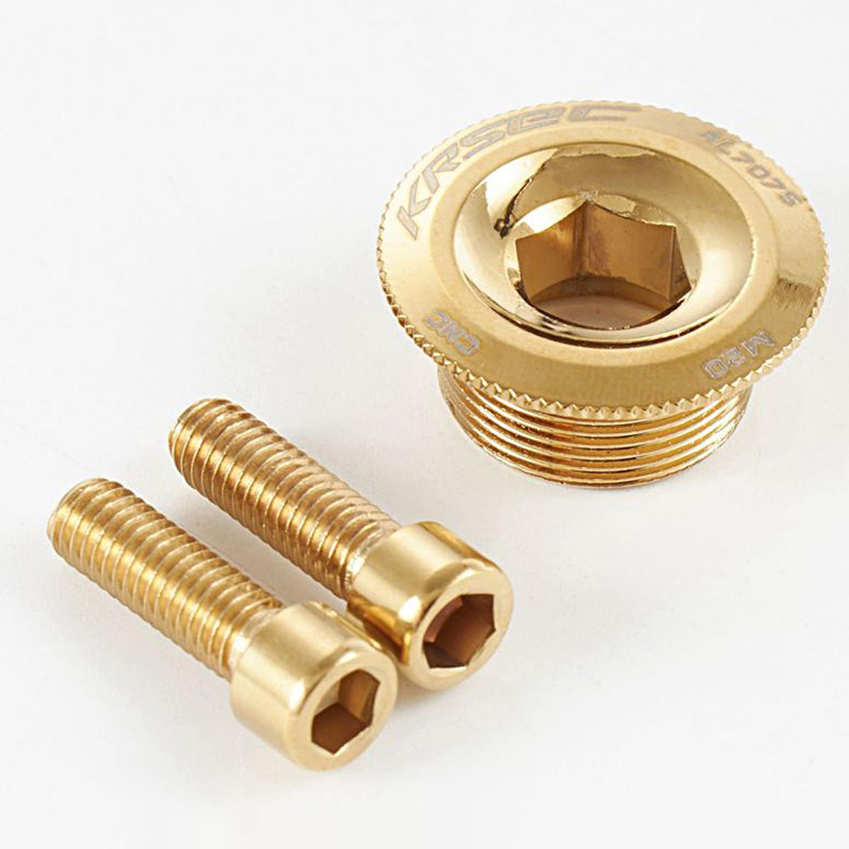 1 Set Crank Cover Screws MTB Crank Cover Screws Set Golden