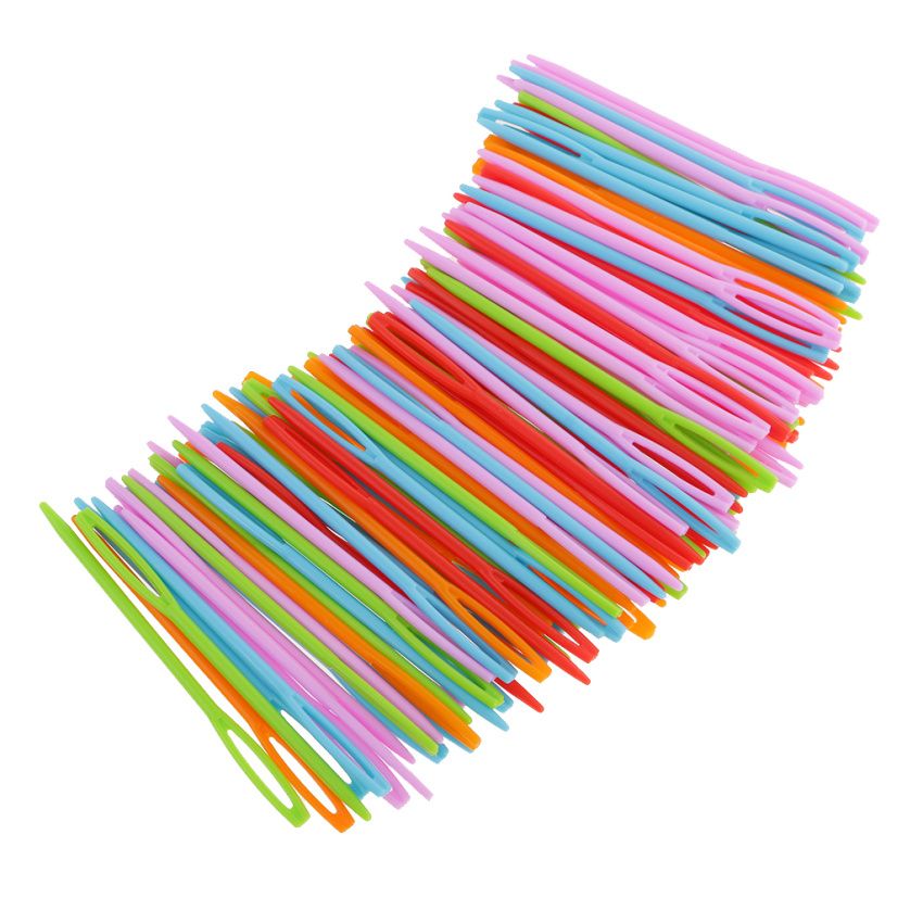 100 Pieces Sewing For Kid Wool Stitch Knitting Crochet 7cm