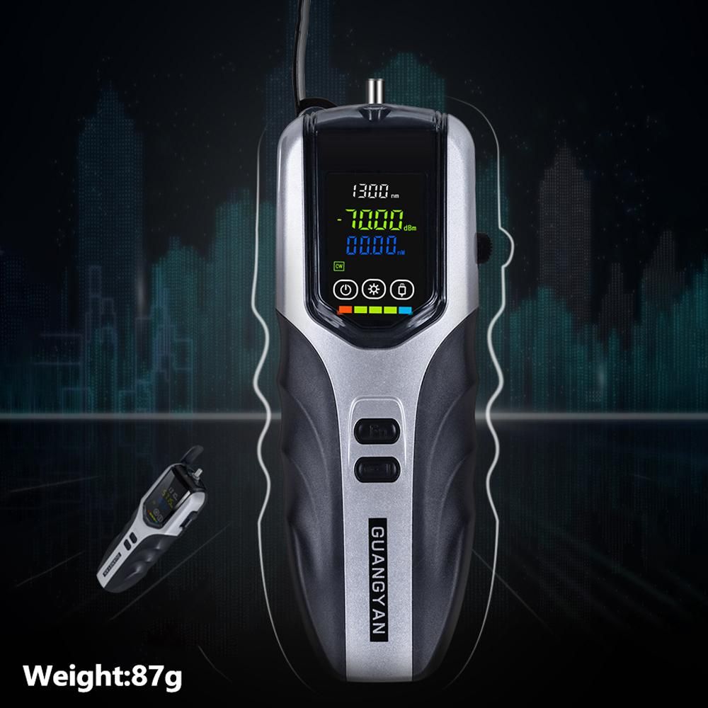 Reachargeable Optical Power Meter G750 Portable Color LCD Screen Fiber Optic Power Meter with Flash Light 7 Wavelengthes Supported