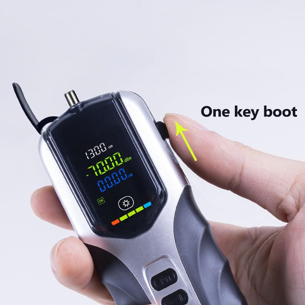 Reachargeable Optical Power Meter G750 Portable Color LCD Screen Fiber Optic Power Meter with Flash Light 7 Wavelengthes Supported