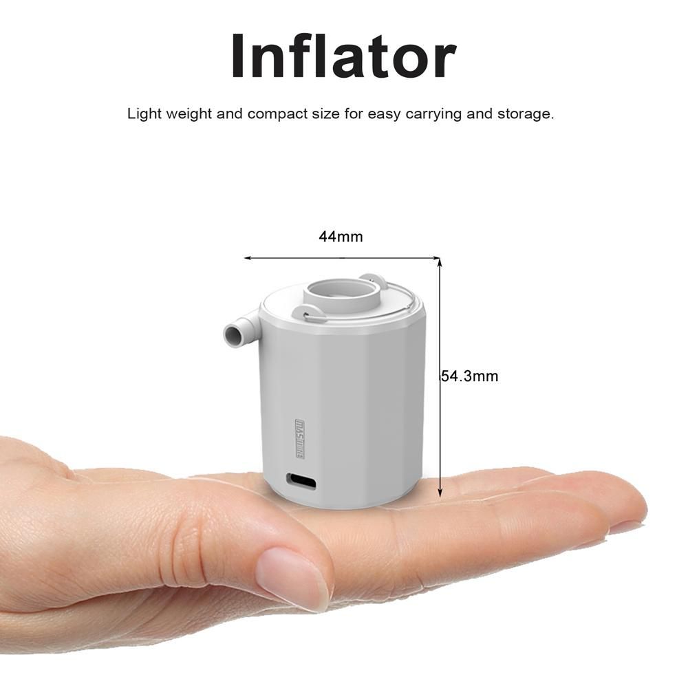 Multifunctional Portable Cordless Electric Inflator Outdoor Inflatable and Vacuum Pump Camping Light Mattress Inflator Vacuum Pump Tent Lamp