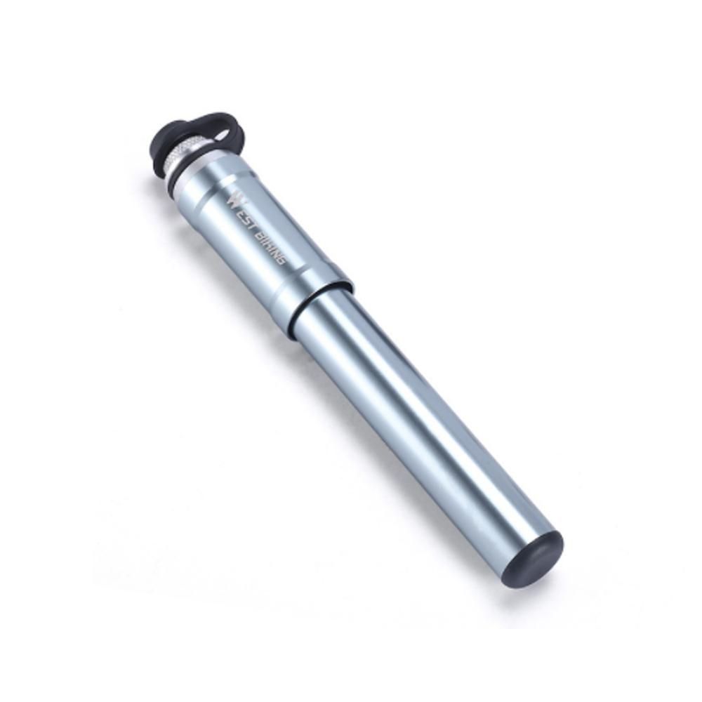Aluminum Alloy 130PSI Foot Bicycle Tire Pump Portable Mountain Bike Inflator Basketball Inflator Hand Pump Cycling Accessory