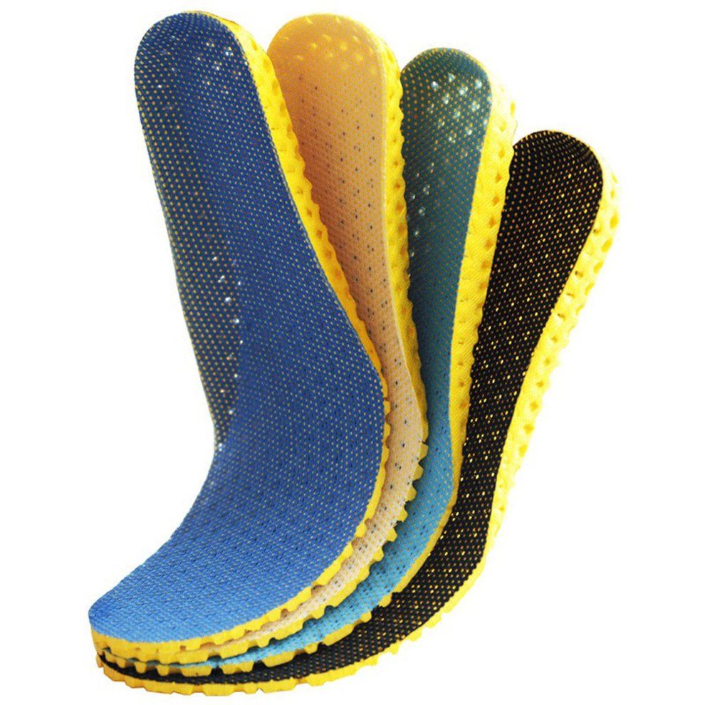 Sports Insoles Shoes Pad Silicone Soft Breathable Absorb Sweat Shoe Inserts