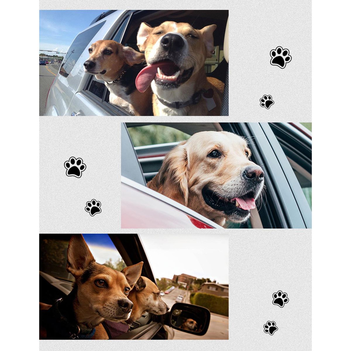 Dog Car Boot Liner Rear Seat Cover Protector Floor Mat Oxford Cloth