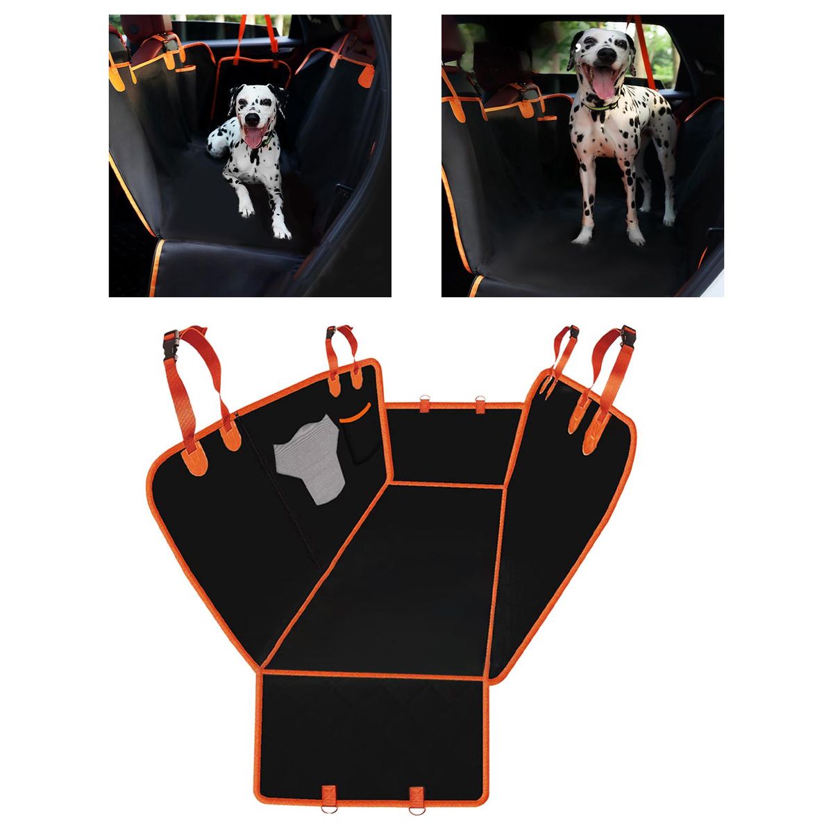 Dog Car Boot Liner Rear Seat Cover Protector Floor Mat Oxford Cloth