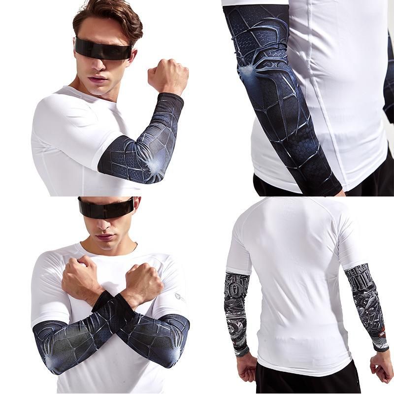 Summer motorcycle sunscreen ice sleeve outdoor bicycle mountaineering fishing riding sleeve Ice Silk tattoo sunshade arm sleeve
