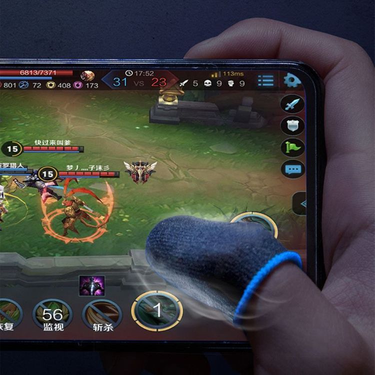 Mobile Gaming Thumb Sleeve Sets Wasp Feelers