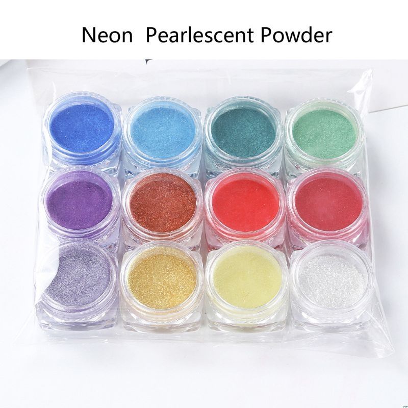 12 Colors Mica Powder Epoxy Resin Dye Pearl Pigment Natural Mica Mineral Powder
