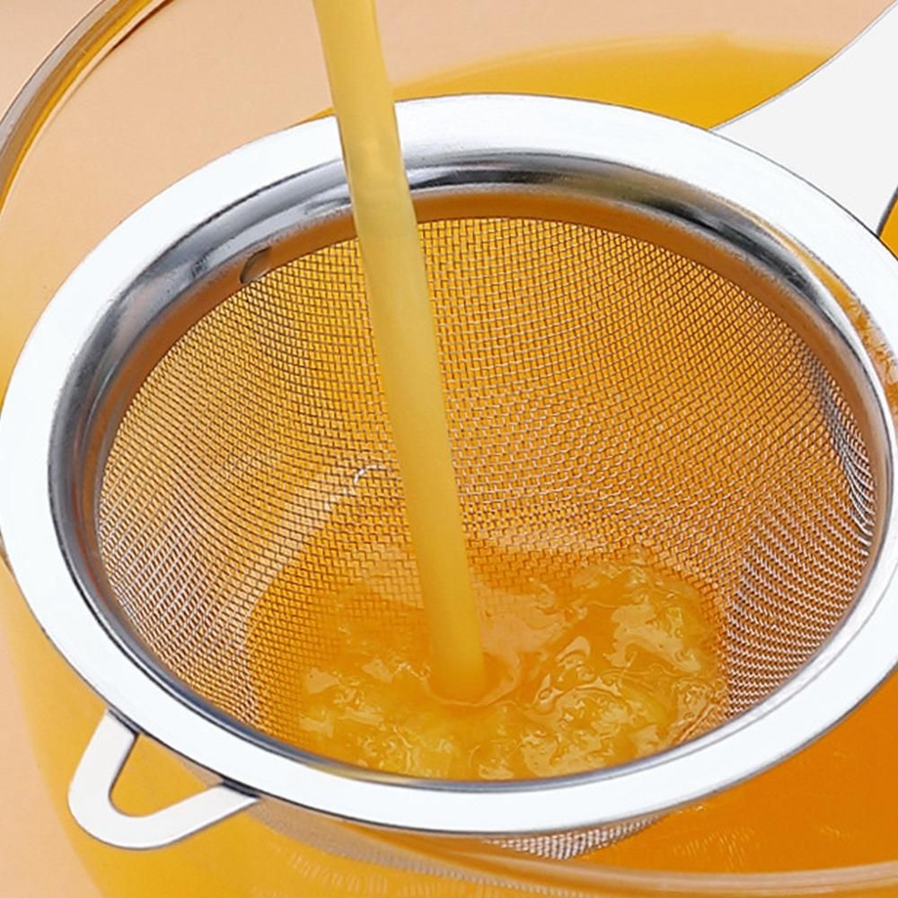 2Pcs Multifunctional Flour Sieve Stainless Steel