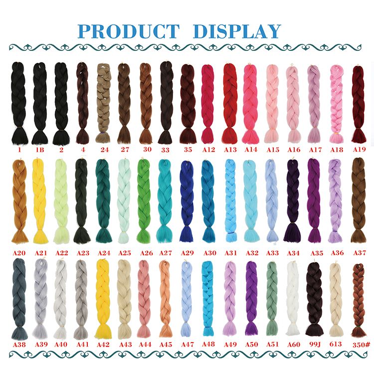 Ywfs X-pression Expression Hair Attachment. Set Of 2. Colour 4