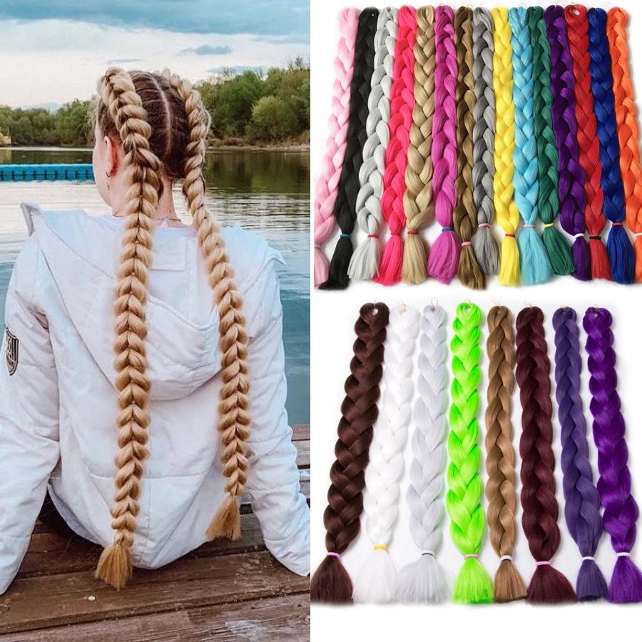Ywfs X-pression Expression Hair Attachment. Set Of 2. Colour 4