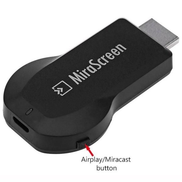 MiraScreen Phone Mirror TV Screen Like Mira Cast MiraCast ChromeCast (Black) CUIII