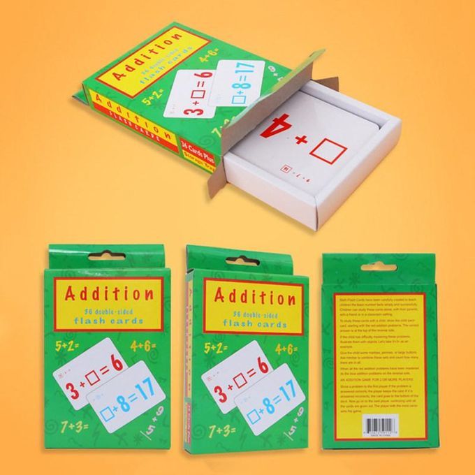 Division Addition Operation Flashcard Math Learning-