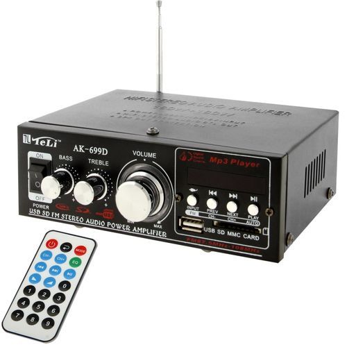 HiFi Stereo Audio MP3 Power Amplifier With Remote Control,699D