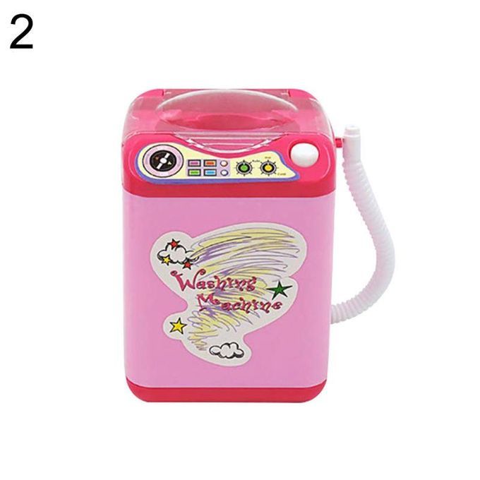 Mini Simulation Washing Machine Children Kids Home Pretend-