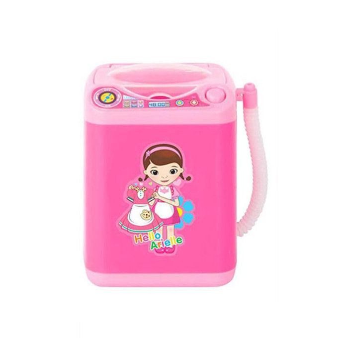 Mini Simulation Washing Machine Children Kids Home Pretend-