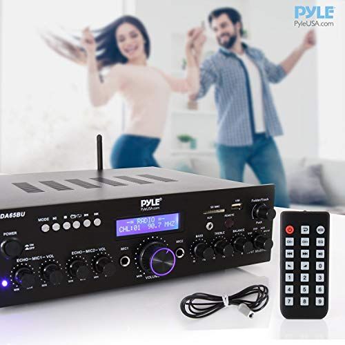 Wireless Bluetooth Power Amplifier System  200W Dual Channel