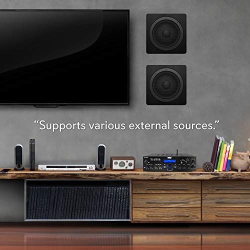 Wireless Bluetooth Power Amplifier System  200W Dual Channel