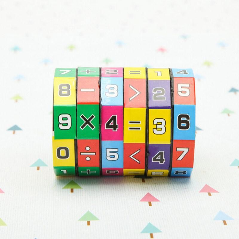 Children Kid Maths Cube Early Learning Teaching-