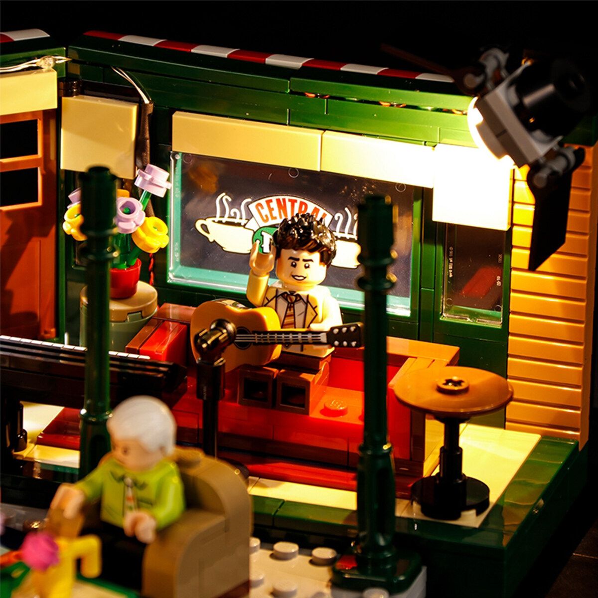 LED Light USB Lighting Kit For LEGO 21319 Friends Central Perk Bricks