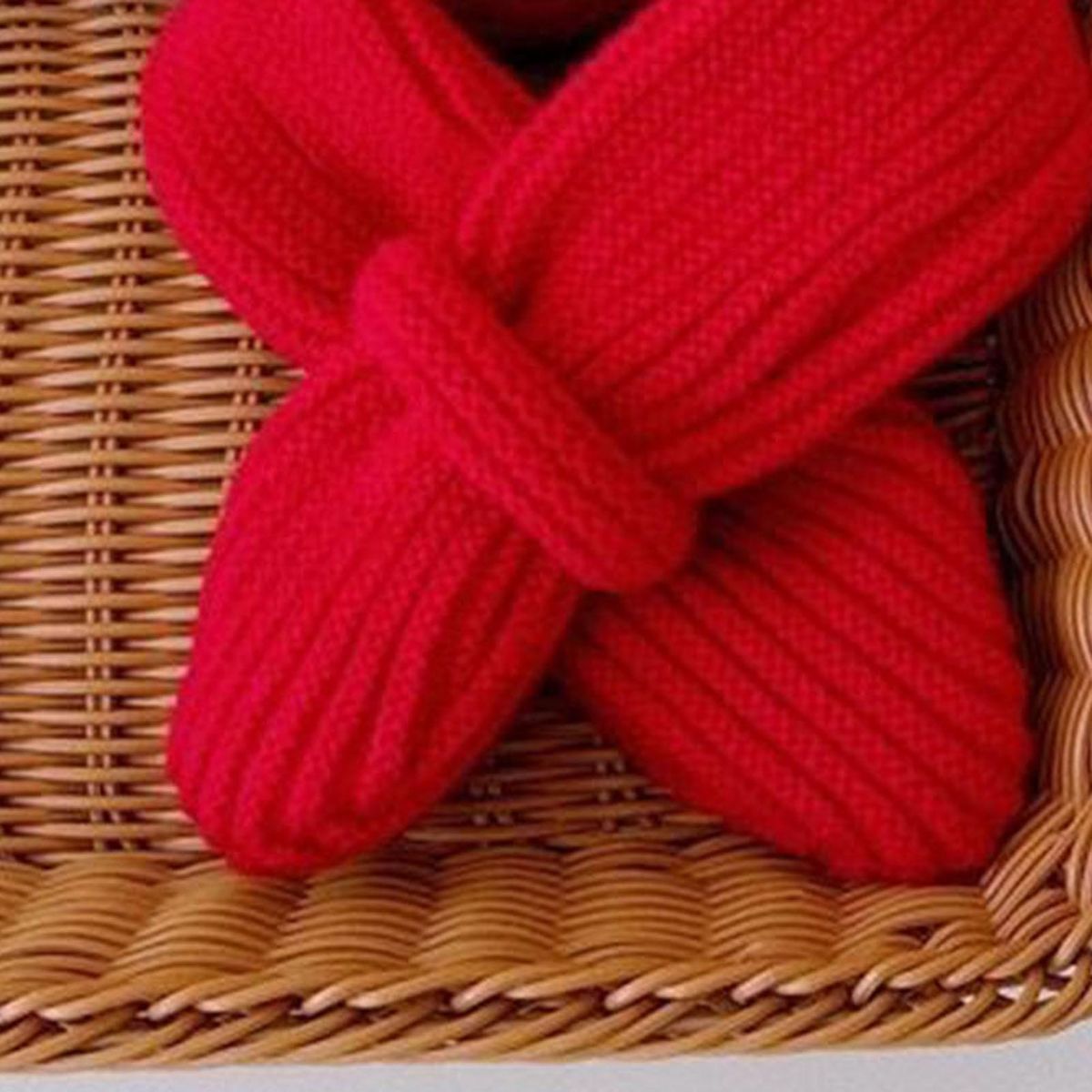 Warm Neck Wrap Cozykidz Knitted Neck Warmer Soft Warm for Winter Red