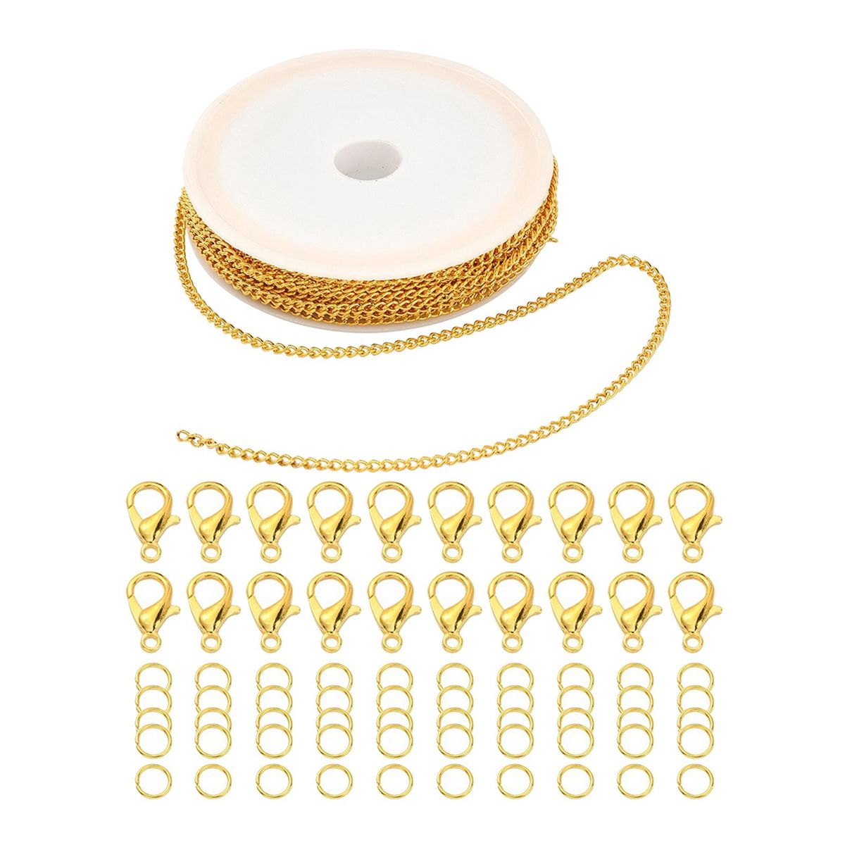 Chains Crafts Jewelry Making Connectors Gold 6mm