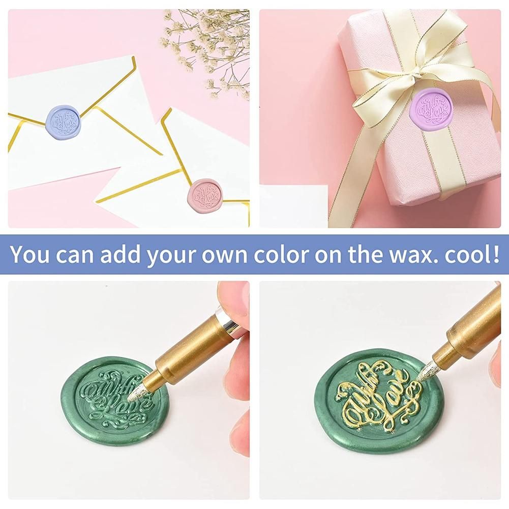 Wax Seal Stamp,"with Love" Wax Stamp Retro Wax Seal Stamp