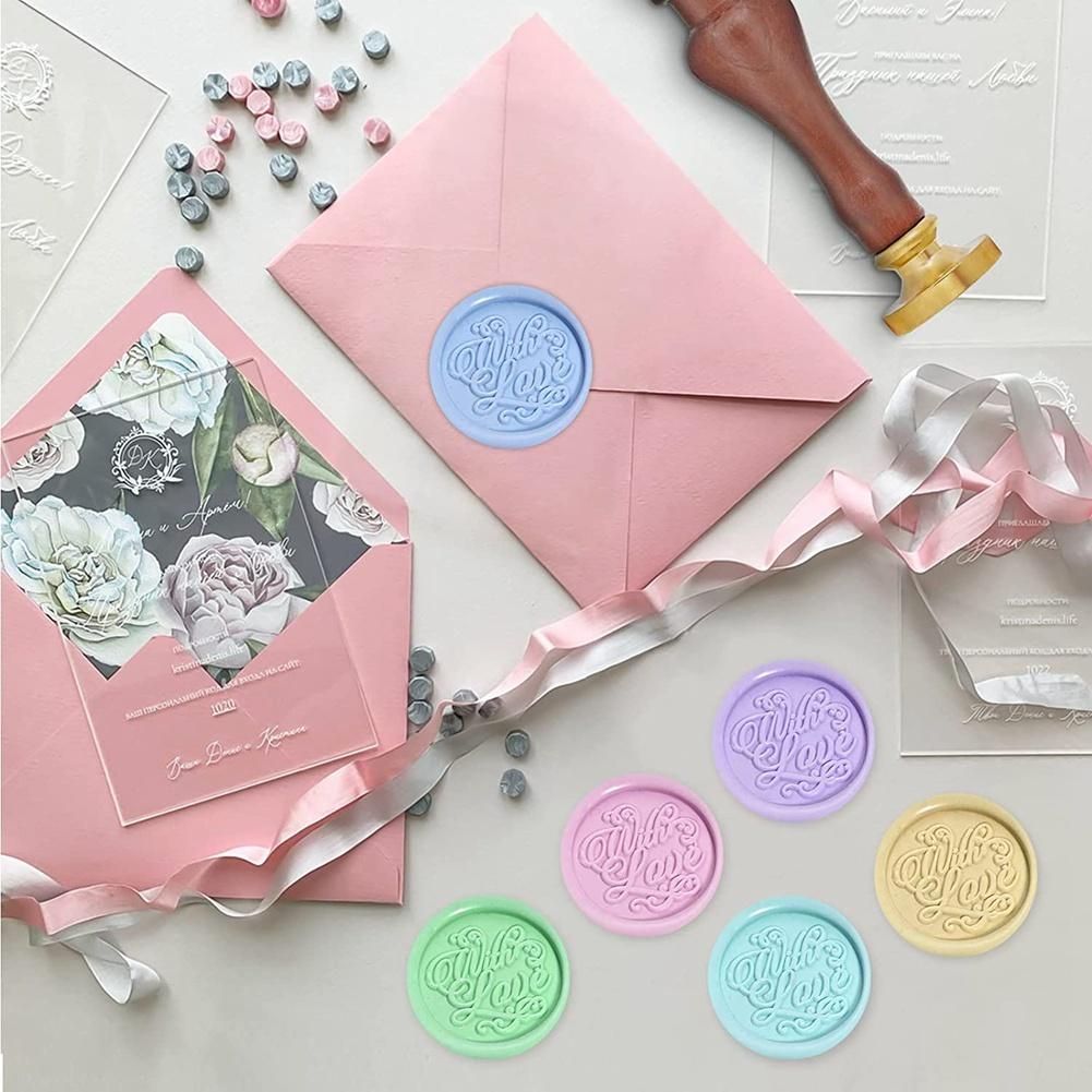 Wax Seal Stamp,"with Love" Wax Stamp Retro Wax Seal Stamp