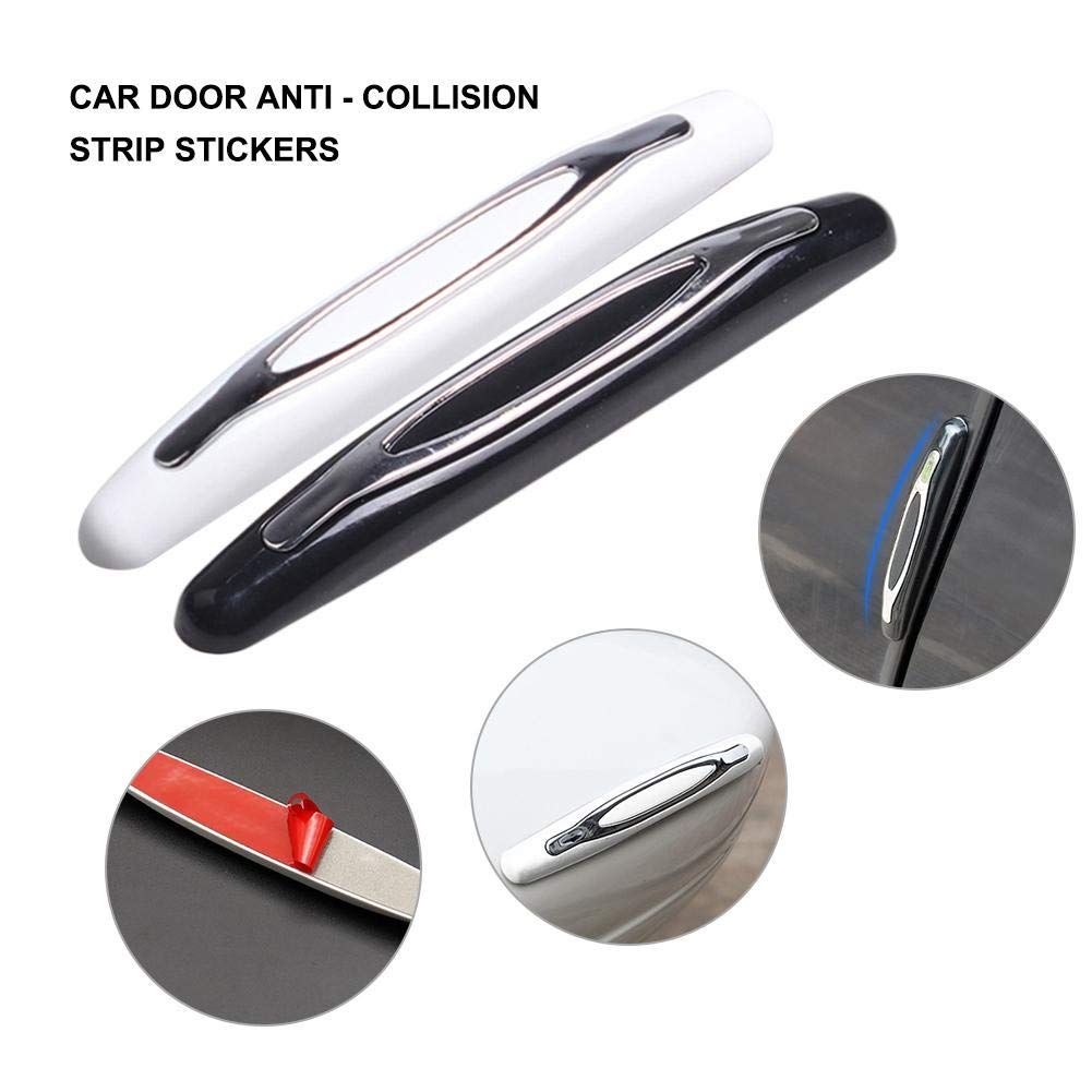 Universal Car Door Side Protector Bumper/Edge Guards Strips Anti-Scratch Anti-Collision Body Sticker Trim Decoration (Black)See Video Below.