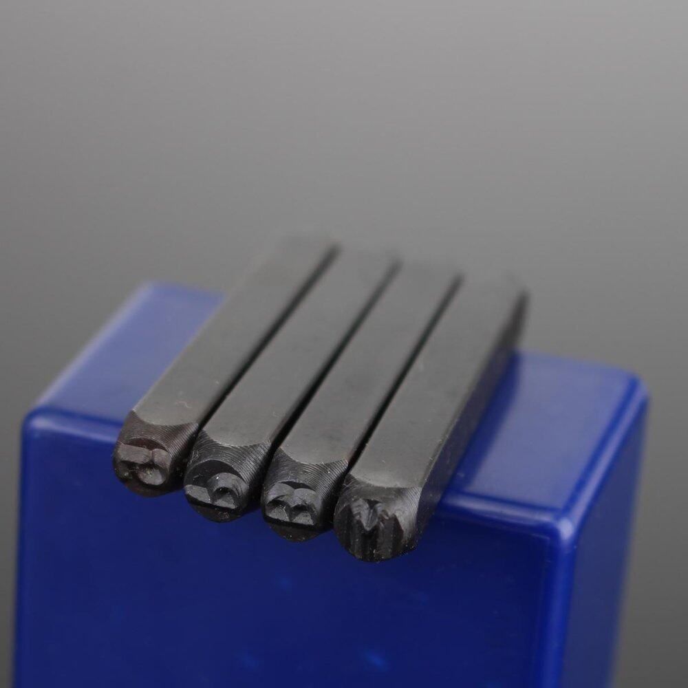 36Pcs 3mm(1/8'')Letter & Number Punch Stamp Steel Alphabet Stamping Pressing Kit