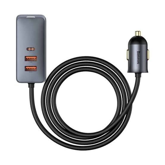 USB Car Charger Typec Car Charger 120W Fast Car Charger